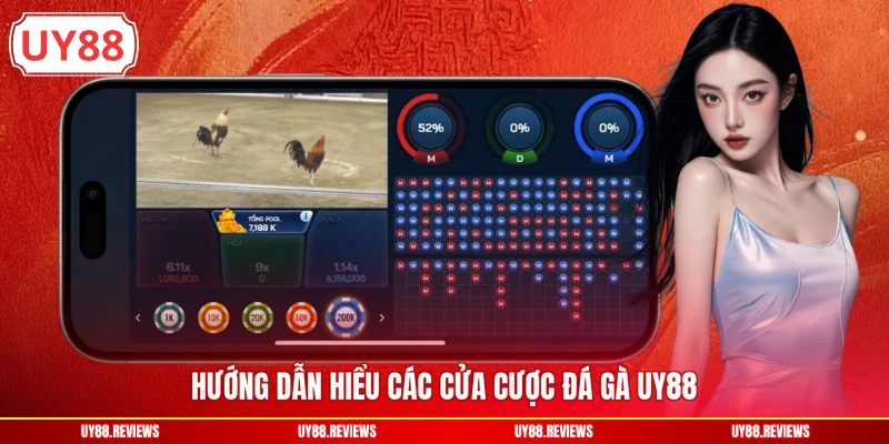 Hướng dẫn hiểu các cửa cược đá gà UY88